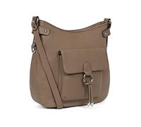 Hexagona - Sac porté Travers - Compatible téléphone Portable - pour Femme - Collection Confort - Écorce - en Cuir