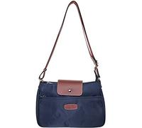 Hexagona - Sac porté Travers - Compatible téléphone Portable - pour Femme - Collection Diversité - Marine