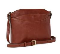 Hexagona - Sac porté Travers - Compatible téléphone Portable - pour Femme - Collection République - Marron - en Cuir