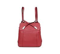 Hexagona - Sac transformable - Compatible téléphone portable - Pour Femme - Collection Confort - Rouge foncé - En cuir