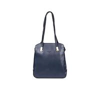 Hexagona - Sac Transformable - Compatible téléphone Portable - pour Femme - Collection République - Marine - en Cuir