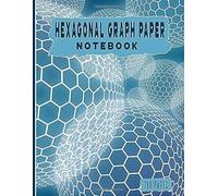 Hexagonal Graph Paper Notebook 200 Pages: Hexagonal Organic Chemistry Notebook: Quilt: Crafting: Architecture: Carbon Chains: Small Hexagon: 8.5"X11": 200 Pages