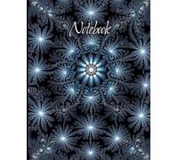 Hexagonal Graph Paper Notebook: Large Fractal Pattern Edition: Subtitle 8.5 x 11 Inch Hex Grid Paper (Large 1/2 Inch) for RPG Mapping, Quilting, and Creative Design | 120 Pages