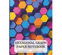 Hexagonal Graph Paper Notebook: Large Hex Grid, 8.5 x 11 Inches, 120 Pages - Perfect for Game Maps, Chemistry Notes, Quilting Designs & More