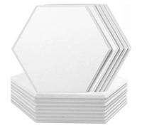 Hexagonal Isolant Phonique Dalles d'insonorisation à bords biseautés for l'isolation des basses fréquences pour décoration murale