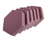 Hexagonal Isolant Phonique Lot de 6 tapis d'isolation phonique for maison, bureau, studio, mur, plafond, porte pour décoration murale