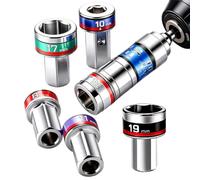 Hexagonal Joint Socket Kit Alloy Steel Flexible Adapter Handheld Repair Too