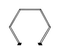 Hexagonal Metal Wedding Arch - Rustic Garden Decor for Weddings & Parties, Decorative Wedding Arch in Black, Perfect for Outdoor Celebrations & Floral Arrangements