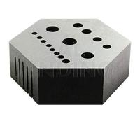 hexagonal Tuteur enclume 15 trous et 5 dentelure Outil montre rivoir