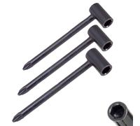 Hexagonale Guitare 6.35mm Acier Réglage Hexagonale Guitare(Black) | Acier pour robuste, finition lisse, pas de bavures, idéal pour ajuster les cordes, durée de vie longue