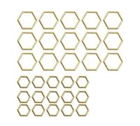 Hexagone Abeille Pendentifs Tricotage Marqueurs Or Couleur Crochet Verrouillage