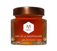 HEXAGONE-Miel de la Sainte-Baume dans un pot en verre Hexagone - 250 g