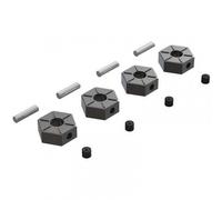 Hexagones De Roues 12mm Alu + 4 Clavettes Et Vis Arrma Ar310816-Arrma