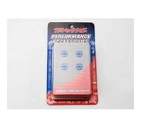 Hexagones de roues alu anodises bleu (4) Bleu