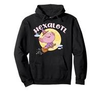 HEXALOTL, mème Kawaii d'halloween avec Axolotl, Une sorcière drôle Sweat à Capuche