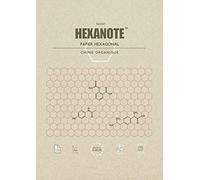 HEXANOTE - Papier Hexagonal A4: Cahier de Notes de Chimie Organique | 110 Pages avec Grille Hexagonale