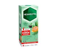 Hexaphyto | Spray mal de gorge intense | Soulage rapidement la douleur & l'irritation | Protège la gorge en 5 minutes | Hydratant & apaisant | Goût miel | Dès 12 ans | Fabriqué en France | 30 ml