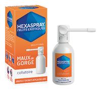 Hexaspray Fruits Exotiques Maux De Gorge Collutoire Flacon Pressurisé 30g