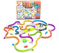 HEXBUG Flash Nano Zone - Ensemble de jeu sensoriel coloré pour enfants - Construisez votre propre zone - Plus de 60 pièces et piles incluses