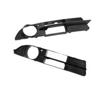 HEXEH Grille de Pare-Choc Grille De Protection Noire pour Pare-Choc Avant Antibrouillard pour BMW Série 5 E60 E61 2004 2005 2006 2007 51117049243 Et 51117049244 Calandre Pare-Chocs