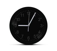 HEXEH Horloge Murale Design Moderne mécanisme Silencieux LED éclairage Horloge Murale Lumineux Acrylique LED Bord éclairage Horloge Murale Salon Applique Art déco Horloge