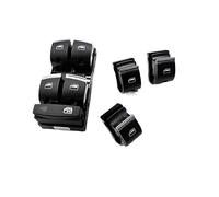 HEXEH Lève-vitres électriques pour Audi A3 8P A6 C6 RS6 Q7 Fenêtre Maître Pilote Commande Bouton Commutation Chrome 4F0 959 851 F 4F0959851F 4F0959855B 4F0959855B Bouton Leve Vitre (Color : 1 Set)