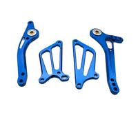 HEXEH Moto Levier Changement Pour CBR600 CBR 600 F4i CNC Levier Changement Vitesse Frein + Aile Moto Repose-pieds Repose-pieds Arrière Manettes Vitesse Leviers(Blue)