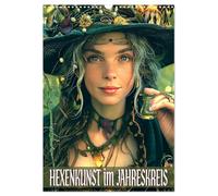 Hexenkunst im Jahreskreis (Wandkalender 2026 DIN A3 hoch), CALVENDO Monatskalender: Mit Hilfe der KI erstellten Poster über Hexen und Zauberei