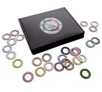 Hexers RPG Status Markers, Track Conditions Effects Spells with Simple Rings, Dungeons and Dragons D&D DND Pathfinder Role-Playing Compatible, 80 pcs, Dry Erase Customizable