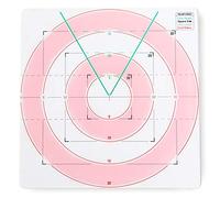 Hexers Spell Damage AOE Template, Dungeons and Dragons D&D DND Pathfinder RPG Compatible, templates for Line Cone Square Or Circle Spells, converts inches to in Game Feet