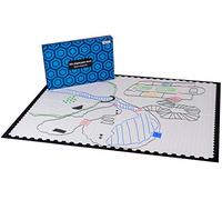 Hexers XL Role Playing Game Board: Mat Alternative - Dungeons & Dragons DND Pathfinder RPG Compatible - 44''x34''- 1'' Squares & hexes - Foldable & Dry Erase