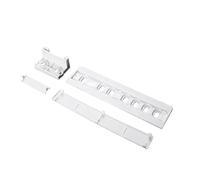 HEXHUASR 1 Ensemble de Rails coulissants de réfrigérateur intégrés for kit de Montage de Rail Coulissant de Porte de réfrigérateur Guide Coulissant de Porte de réfrigérateur Glissière Mobile