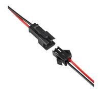 HEXHUASR 10 Paires de connecteurs Femelles/mâles SM JST 2 Broches 10 cm for LStrip RGB 5050 3528