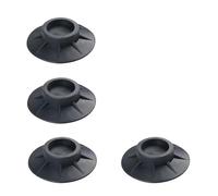 HEXHUASR 4Pcs Floor Mat Washing Machine Feet Pads Non Slip Shock Proof Furniture Elasticity Black Rubber Protectors