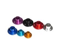 HEXHUASR Accouplement de bride en alliage d'aluminium for connecteur de Support d'arbre de guidage de moteur 3mm/4mm/5mm/6mm/8mm(Silver,3mm(Royal blue)-1Pcs)