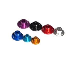HEXHUASR Accouplement de bride en alliage d'aluminium for connecteur de Support d'arbre de guidage de moteur 3mm/4mm/5mm/6mm/8mm(Silver,3mm(Silver)-1Pcs)