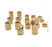 HEXHUASR Écrou moleté à injection thermofusible M2 M2.5 M3 M4 M5 M6 M8 M10, filetage en laiton, impression 3D, filetage en laiton, écrou moleté à chaud(M2.5 (OD4mm) 600PCS)