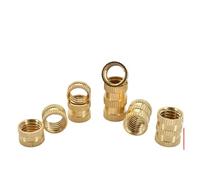 HEXHUASR Écrous d'insertion moletés en laiton thermofusibles M2 M2.5 M3 M4 M5 M6 M8 M10 for imprimante 3D, boîtier en plastique(M2.5 (OD3.5mm) 60PCS)