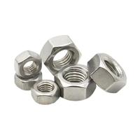 HEXHUASR Écrous hexagonaux en acier inoxydable 304, 1/2/5/10/20/25/50 pièces, M1, M1.2, M1.4, M1.6, M2, M2.5, M3, M3.5, M4, M5, M6, M8, M10-M36, DIN934, métriques(M2.6 x 50pcs)
