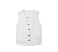 HEXHUASR Gilet De Costume en Lin pour Hommes, Blazer Vintage À Simple Boutonnage, Mince sans Manches, Cardigan Décontracté, Doux Et Confortable, Veste De Sport, Coupe Ample, Loisirs D'Été, Déb