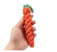 HEXHUASR Jouet à nœud en Forme de Carotte for Chien et Chat, 1 pièce, Jouets à mâcher en Corde de Coton, Jouets d'intérieur for Chiens et Chats, Accessoires for Chiens Jouets