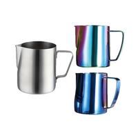 HEXHUASR Latte art tasse ménage épaissi sans couvercle 304 en acier inoxydable café latte art cuve lait mousse cuve Accessoires pour machines à café