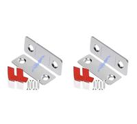 HEXHUASR Loquets magnétiques puissants for placards de cuisine, aimants de porte ultra-fins, loquets magnétiques invisibles for tiroirs(2sets)