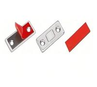 HEXHUASR Lot de 2 loquets magnétiques ultra-fins for placard de cuisine, fermeture de porte magnétique