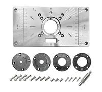 HEXHUASR Planche multifonctionnelle for Outils de routeur, Machines de menuiserie, bancs, Gravure d'insertion de Table(Black)