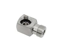 HEXHUASR Raccord coudé à Profil Bas for coupleur de fût Filetage Femelle for bière vers Filetage mâle 5/8" BSP Utiliser Un Espace étroit