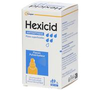 HEXICID - Antiseptique Plaies superficielles Flacon pulvérisateur Chloréridine, Benzalkonium, Alcool benzylique Spray 50ml Solution(S) 50 ml