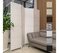 HEXIM Séparateur d'Espace 180x180 cm - Paravent pliable 4 pans - Décoration séparatrice d'espace, autonome, portable (LR194-blanc)