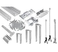 HEXIM UD CD Profilés pour cloisons sèches & Accessoires - Suspension directe pour plafond en placoplâtre (40m UD Profil 28/27) Profilé pour cloison sèche 60/27 Profilé pour plafond Mur