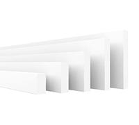 HEXIMO Plinthes plates, XPS Styrofoam construction sèche Plinthes plates pour mur finition plafond Plinthes en polystyrène pour plafond Cadre de plafond (30.6 mètres HFL 5)